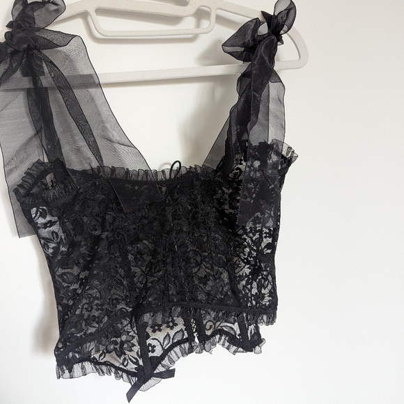 Black corset top - Picture 3 of 7